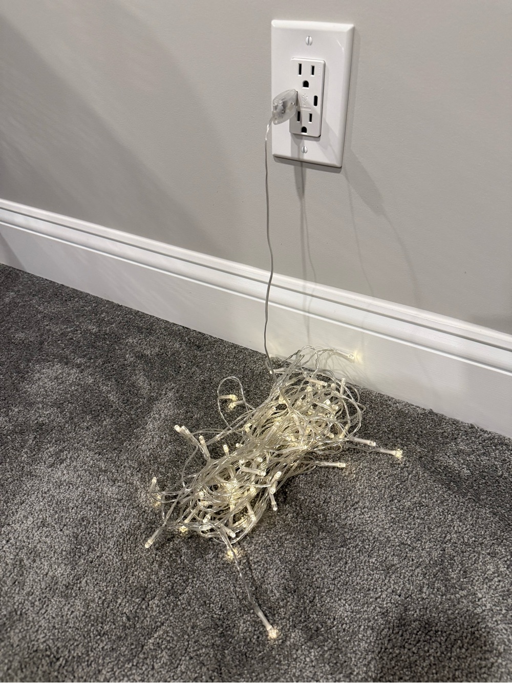 Clear Warm White String Lights for Home Art Decor
